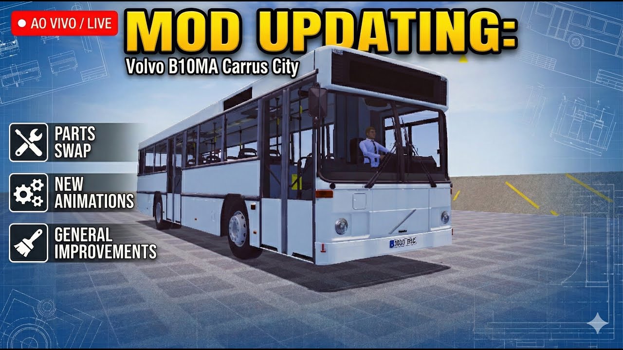 Workshop: Remastering the Skin & Door Physics | Volvo B10M