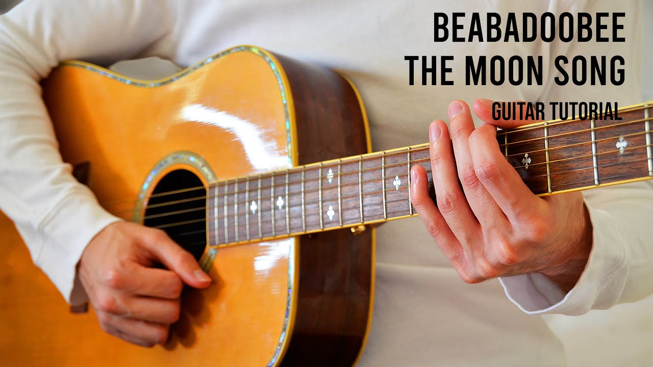 Beabadoobee – The Moon Song EASY Guitar Tutorial With Chords / Lyrics