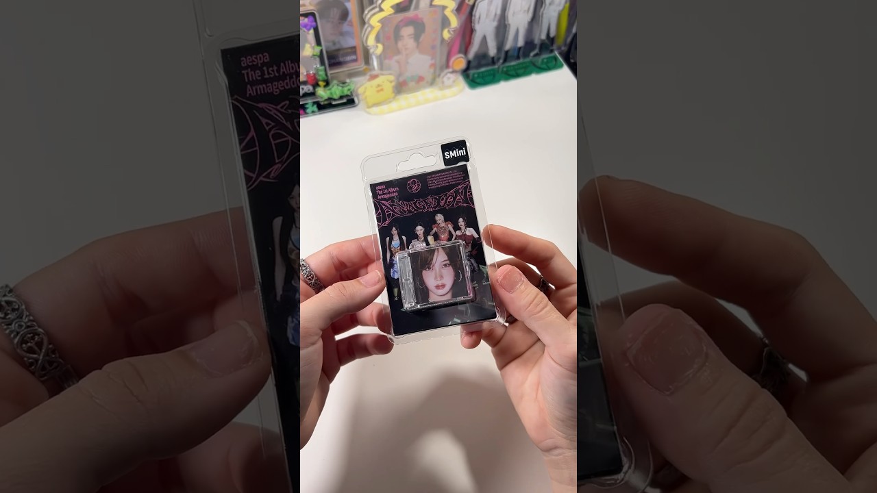 aespa Armageddon Smini album unboxing (Giselle cover)! #aespa #armageddon #smini #album #unboxing