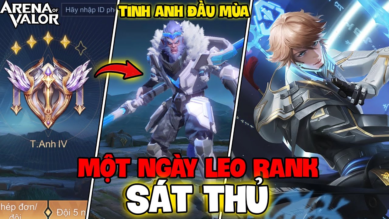VUX MỘT NG&Agrave;Y LEO RANK VỚI TƯỚNG S&Aacute;T THỦ TẠI RANK TINH ANH ĐẦU M&Ugrave;A LI&Ecirc;N QU&Acirc;N MOBILE