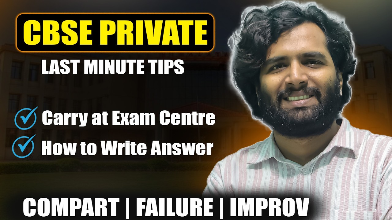 NO Ad | What to Carry to Exam Centre & How to Write Answers for High Scores | CBSE Private