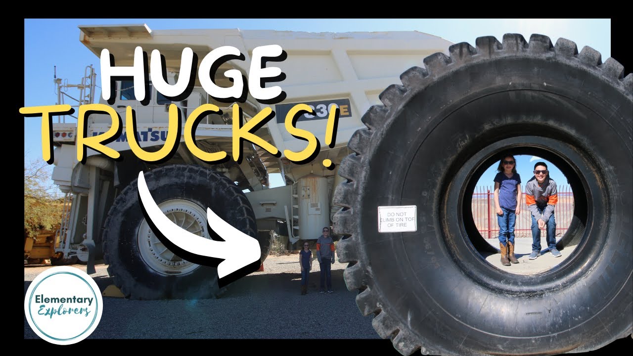Touring the Asarco Copper Mine - Asarco Mineral Discovery Center - HUGE Trucks! - Arizona
