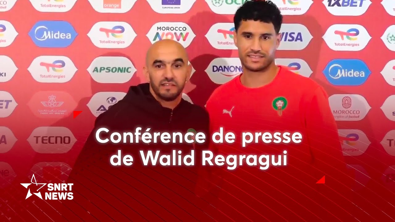 L&rsquo;essentiel de la conf&eacute;rence de presse de Walid Regragui avant Maroc&ndash;Nigeria