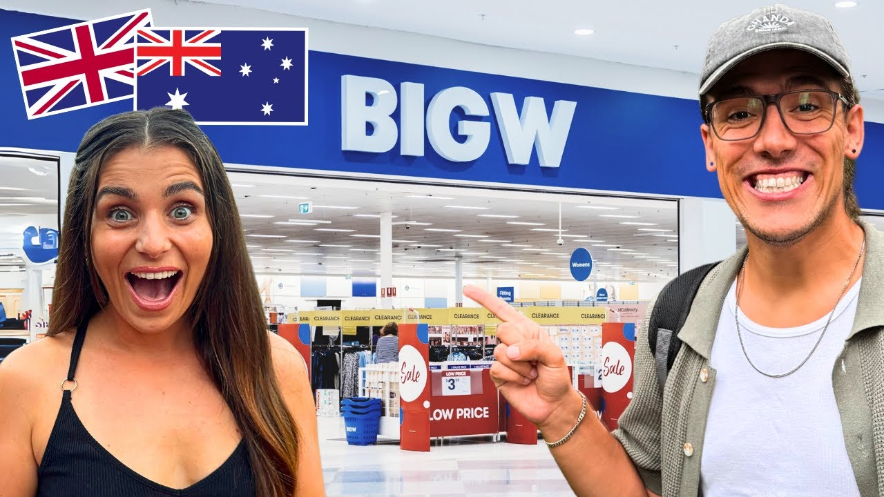 Brits Visit Big W Australia for the First Time – Is It Better Than Kmart? 🇦🇺🛍️