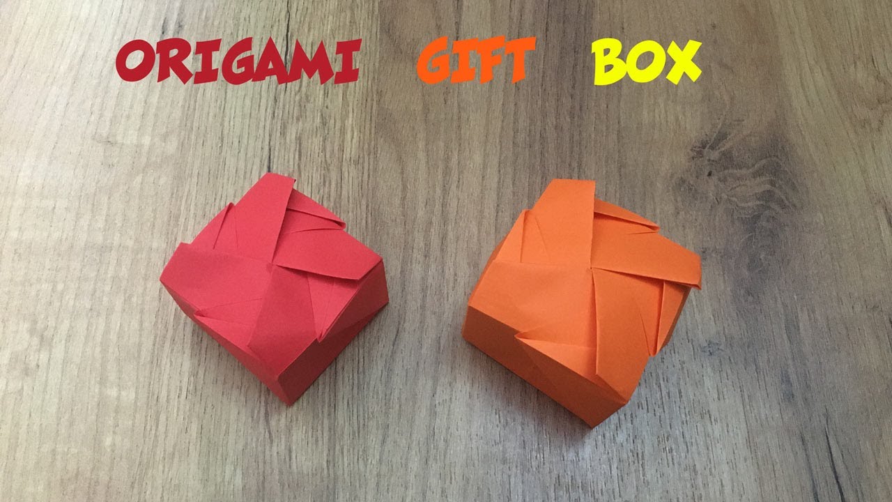Origami Beautiful Gift Box | Paper Crafts Step by Step