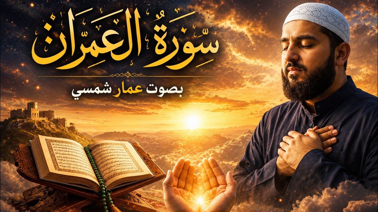 سورة آل عمران تلاوة مرتلة | القارئ عمار شمسي
