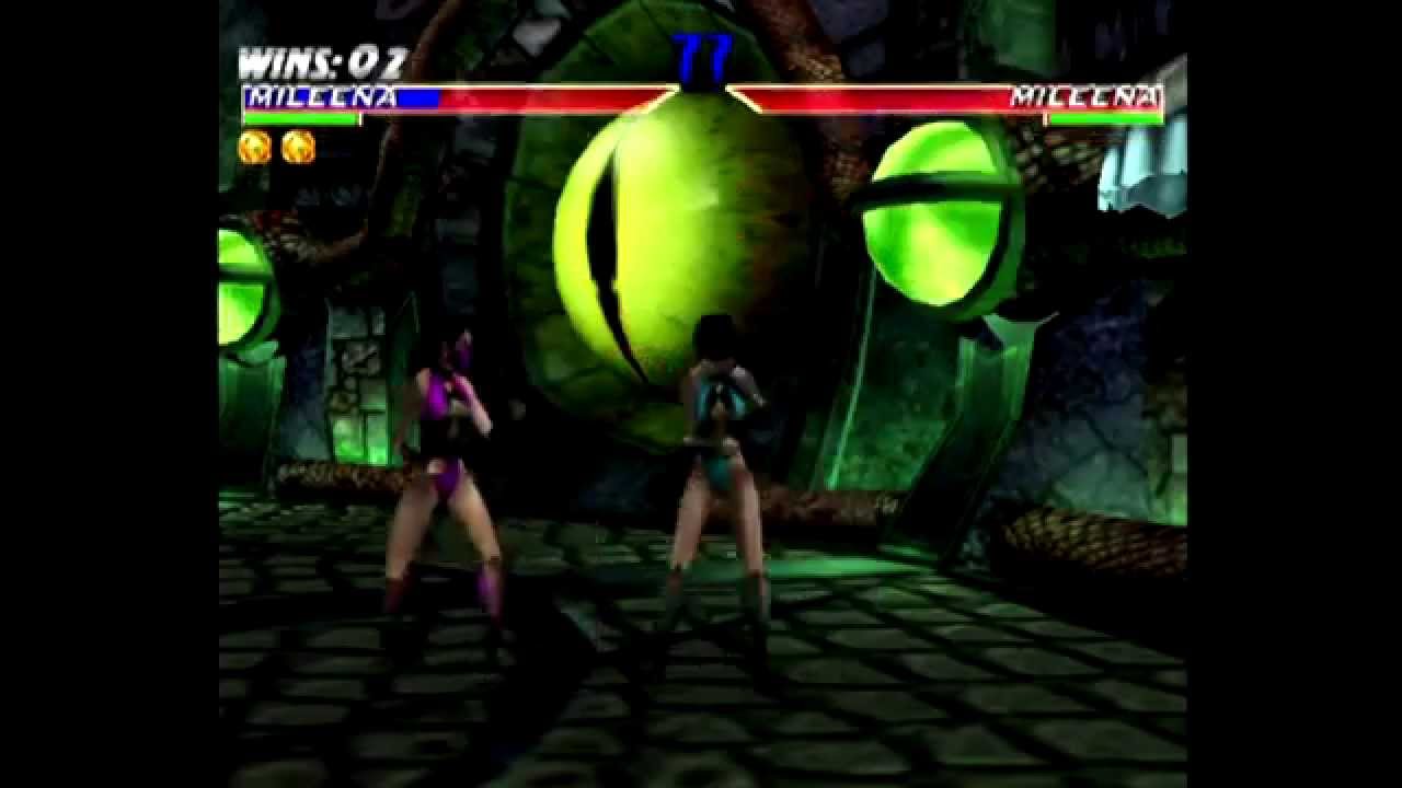 Mortal Kombat Gold (Dreamcast) Arcade as Mileena