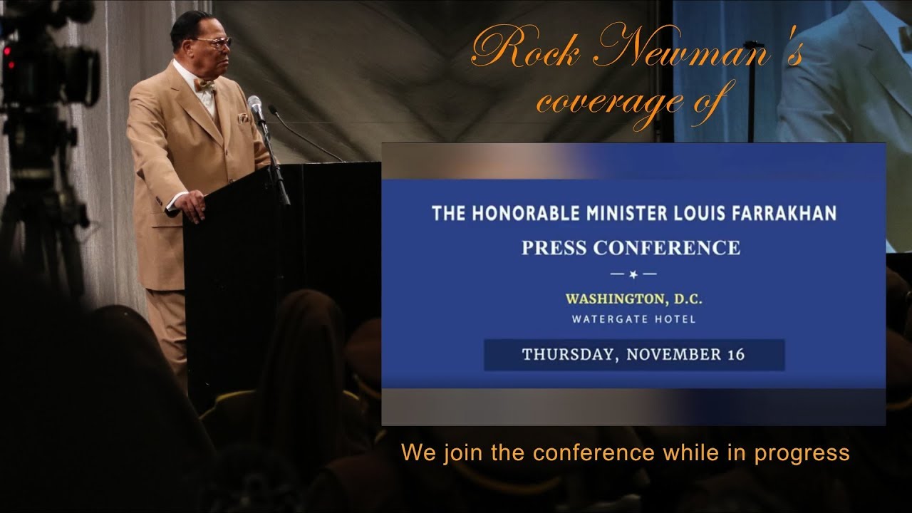 Minister Louis Farrakhan Press Conference Nov.  2017