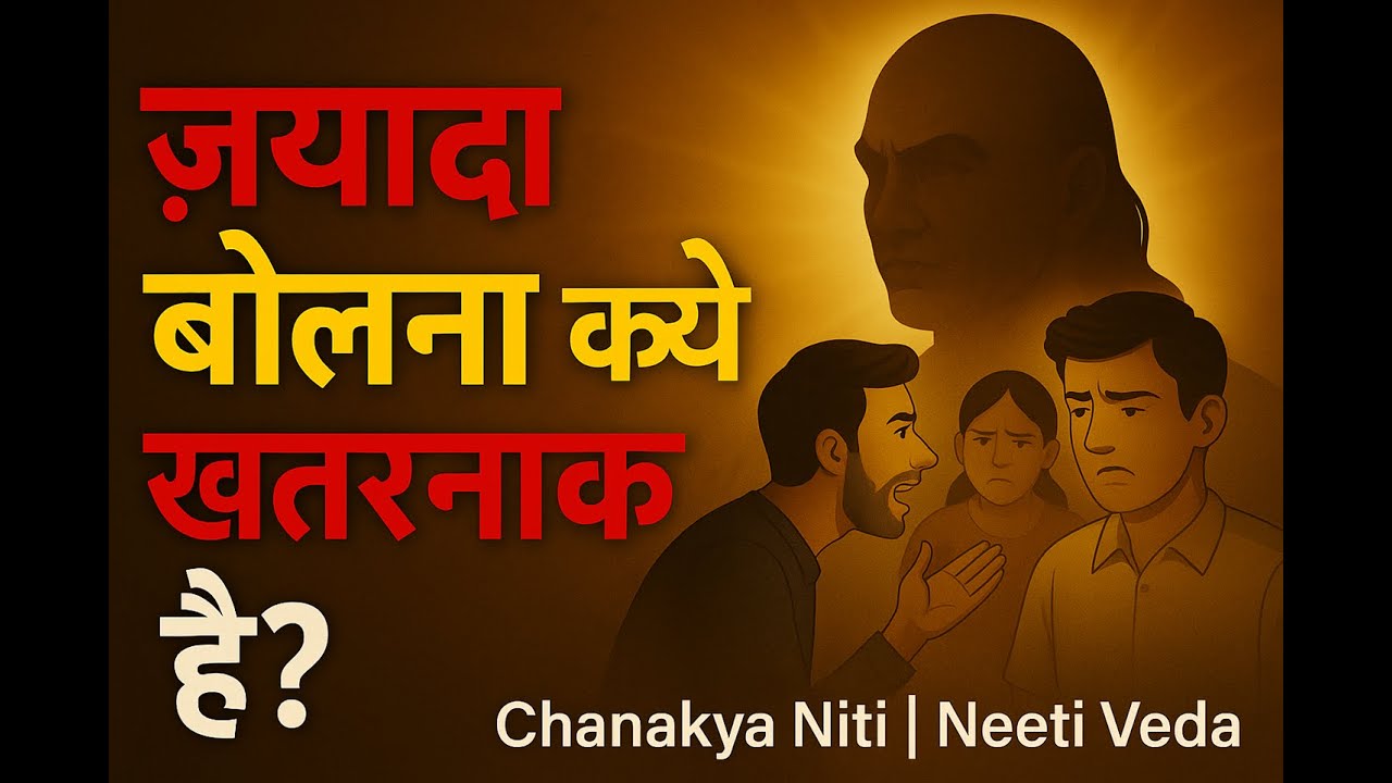 ज़्यादा बोलना क्यों खतरनाक है? | Chanakya Niti | Neeti Veda