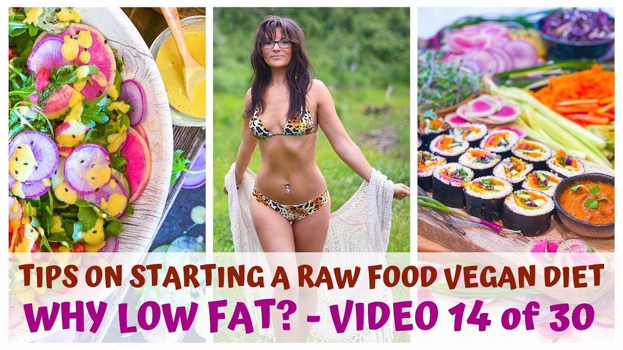 WHY LOW FAT? • TIPS ON STARTING A RAW FOOD VEGAN DIET • VIDEO 14/30