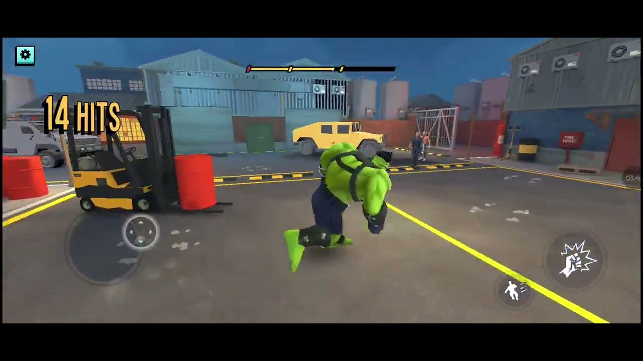 Boss vs iron man.  Fight