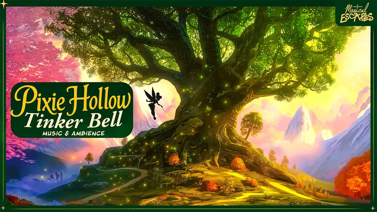 Tinker Bell’s Pixie Hollow | Calming Fantasy Ambience for Sleep & Study