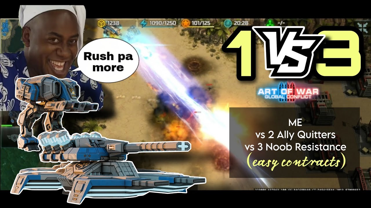 AOW3: RUSH PA MORE 1v3 ☆ Desert Treasure