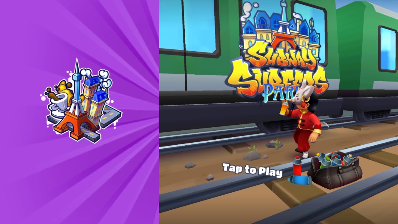 Subway Surfers: Lunar New Year! - Marathon Paris - Gameplay