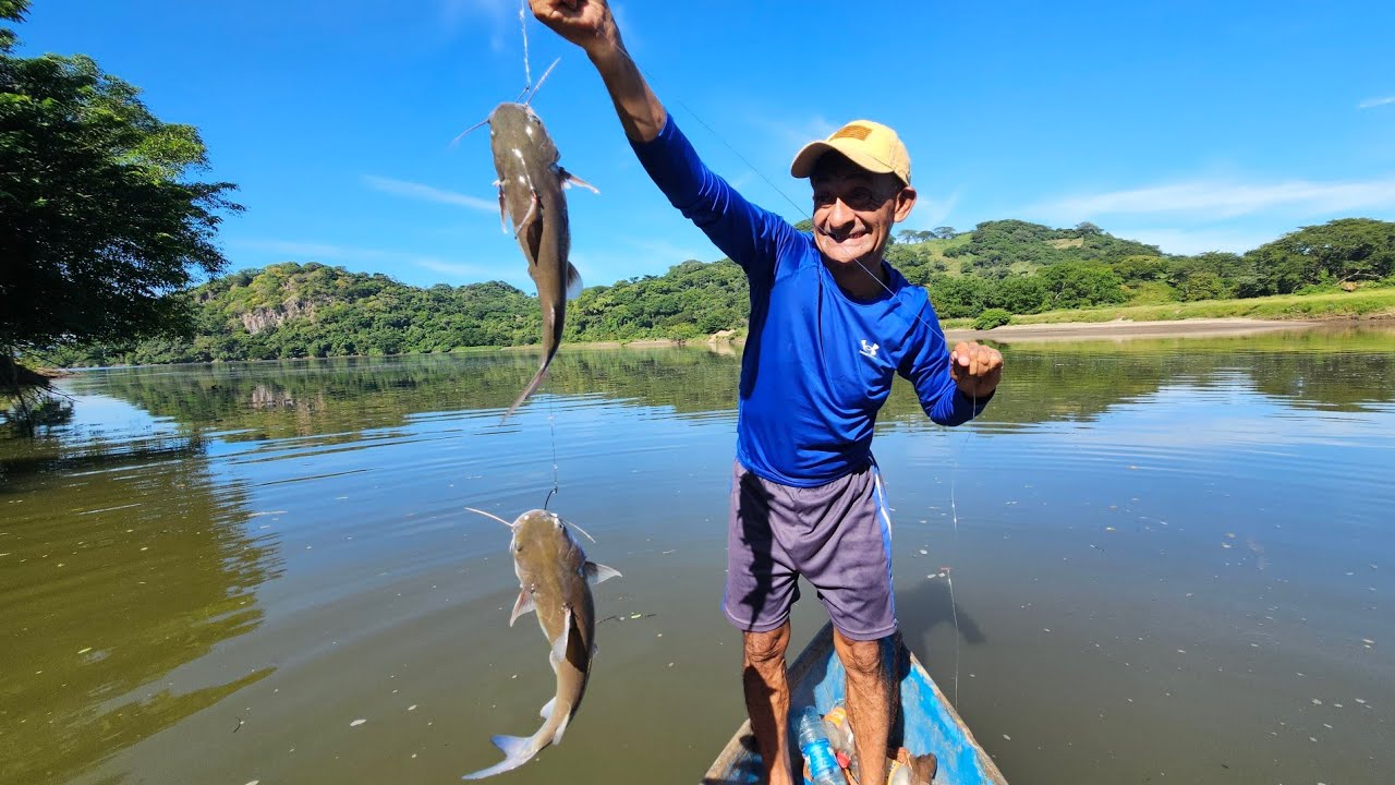 Don jose pesca bagres para el almuerzo pesca y cocina