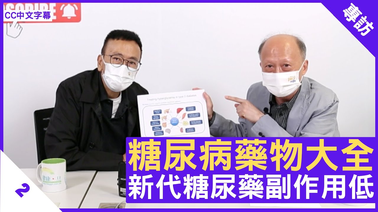 糖尿病藥物大全 新代糖尿藥副作用低 - 鄭丹瑞《健康旦》內分泌及糖尿科專科醫生 #周振中 醫生 Part 2 (CC中文字幕)