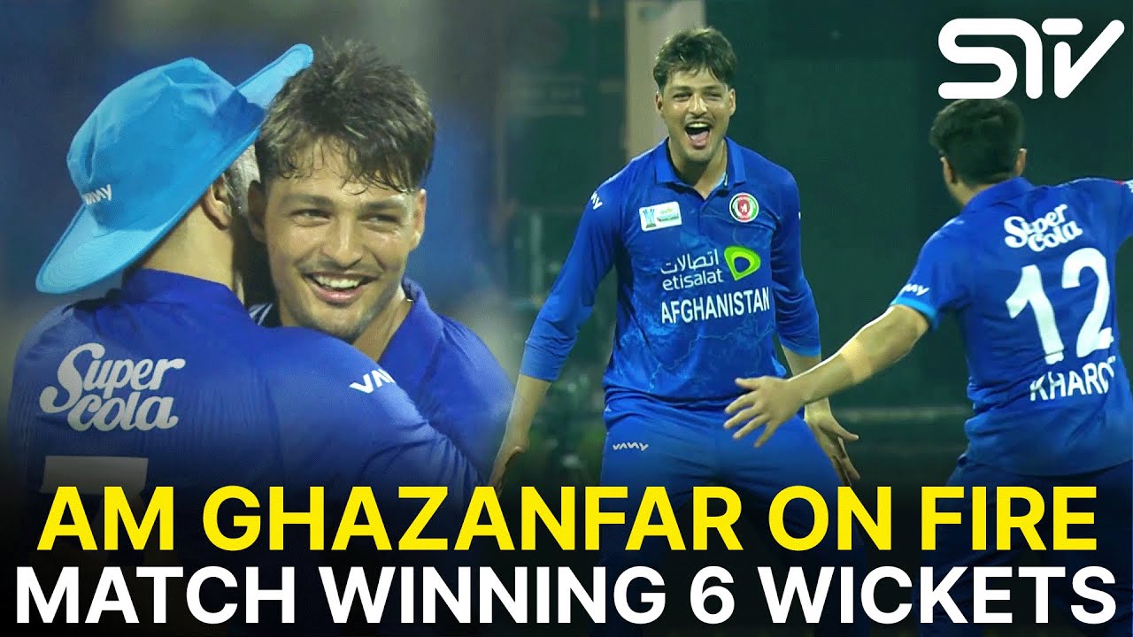 AM Ghazanfar on Fire | 6 Wickets in a Spell 💥| Afghanistan vs Bangladesh | 1st ODI, 2024 | 3A1K