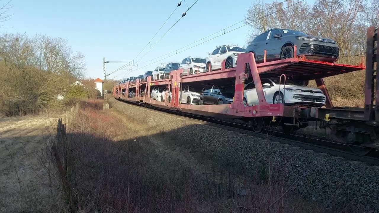 Güterzug Durchfahrt in Niesig Teil 5 bis 7