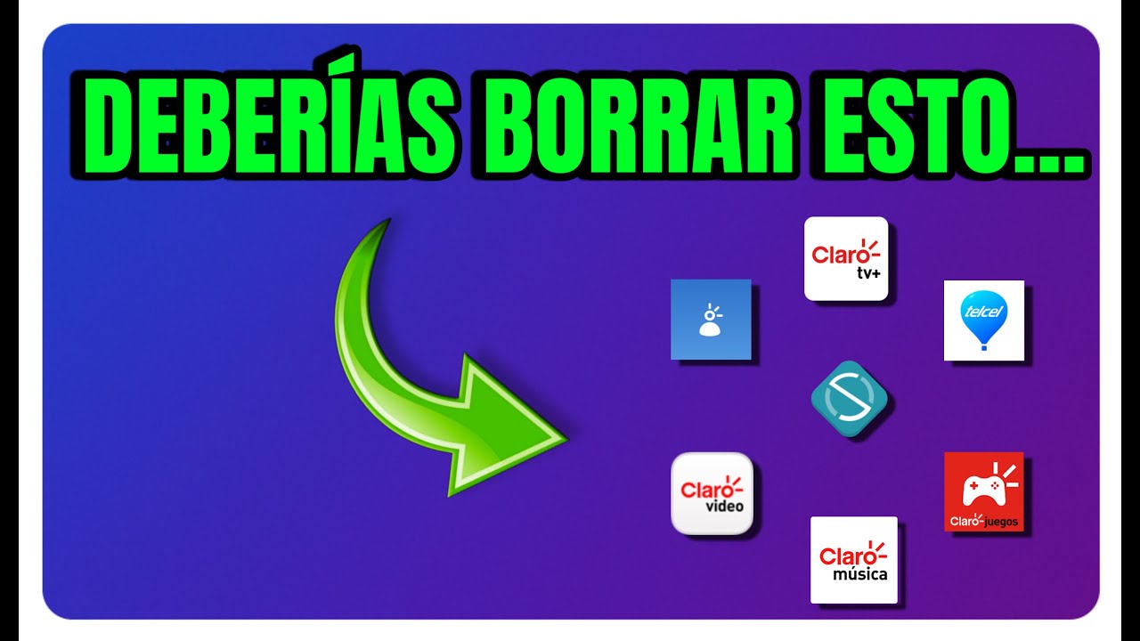 Debes borrar los datos de las apps Telcel &iexcl;YA!