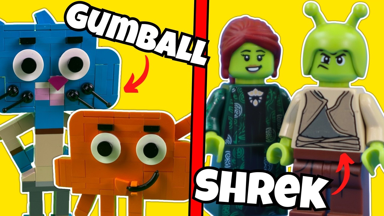 ZBUDOWAŁEM BAJKI I SERIALE ANIMOWANE Z LEGO