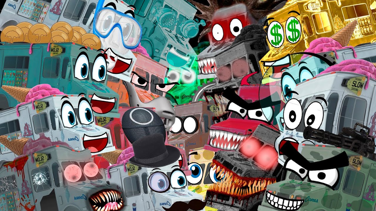 100 Ice Cream Truck Mega Compilation Sound Variations in 209 Seconds