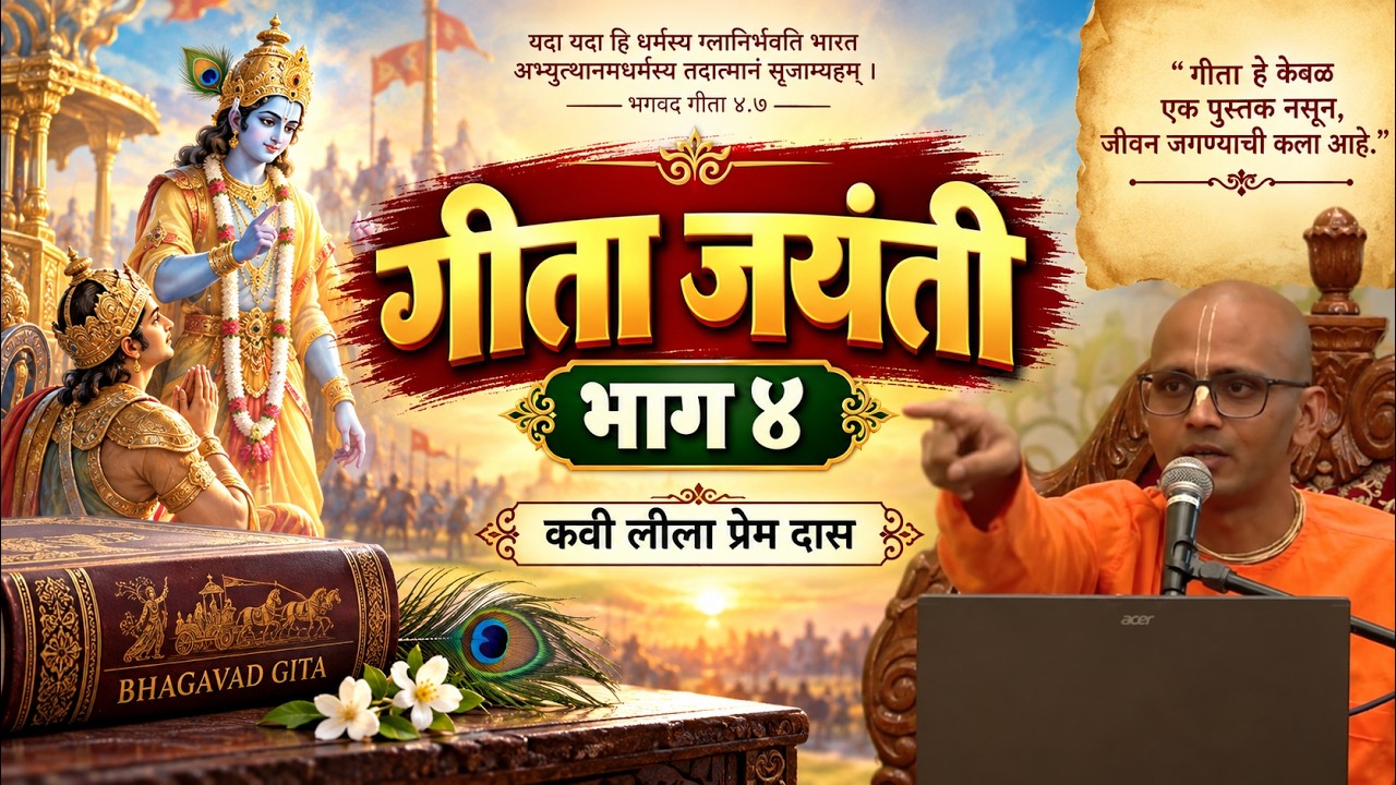 Meaning of Different Names of Krishna & Arjuna in Bhagvad Gita (Part 4) | @lilaprem 