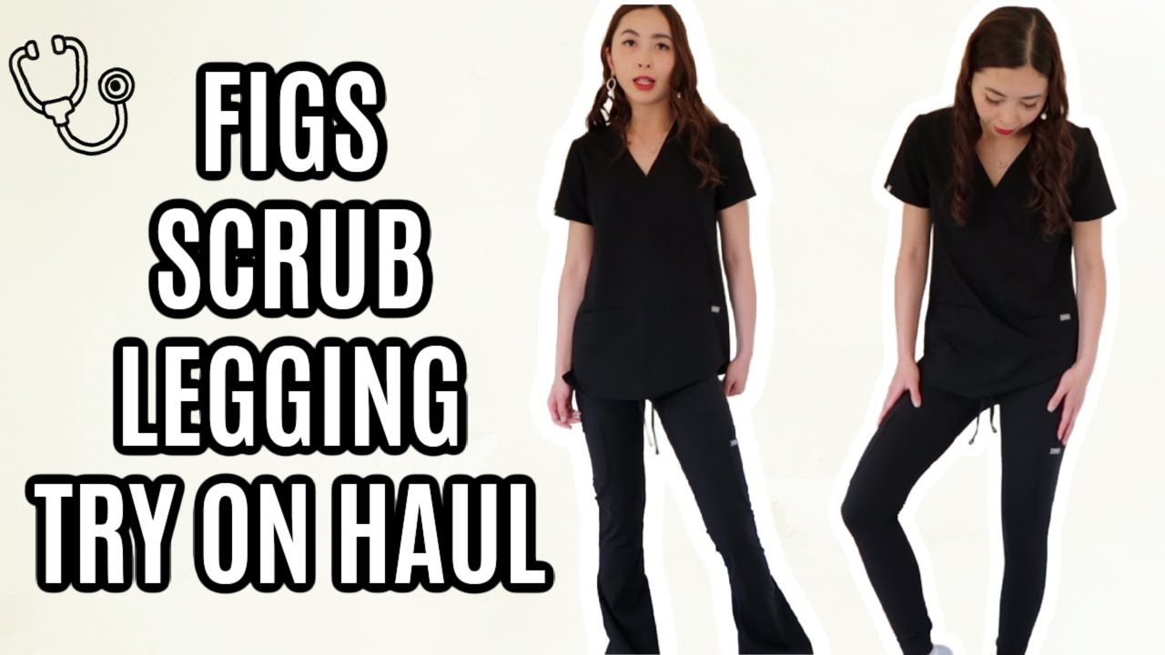Try on Haul: Wear Figs Scrub Leggings
