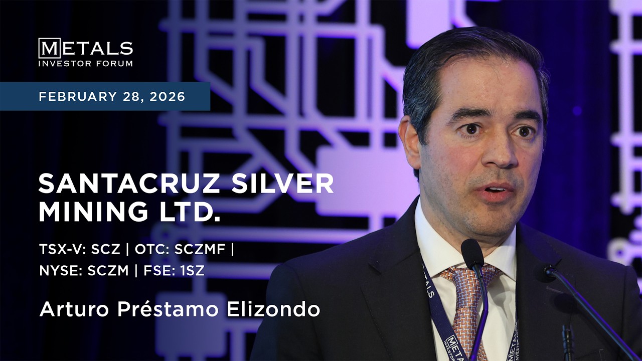 Arturo Préstamo Elizondo of Santacruz Silver Mining Ltd. at MIF in Toronto | February 2026