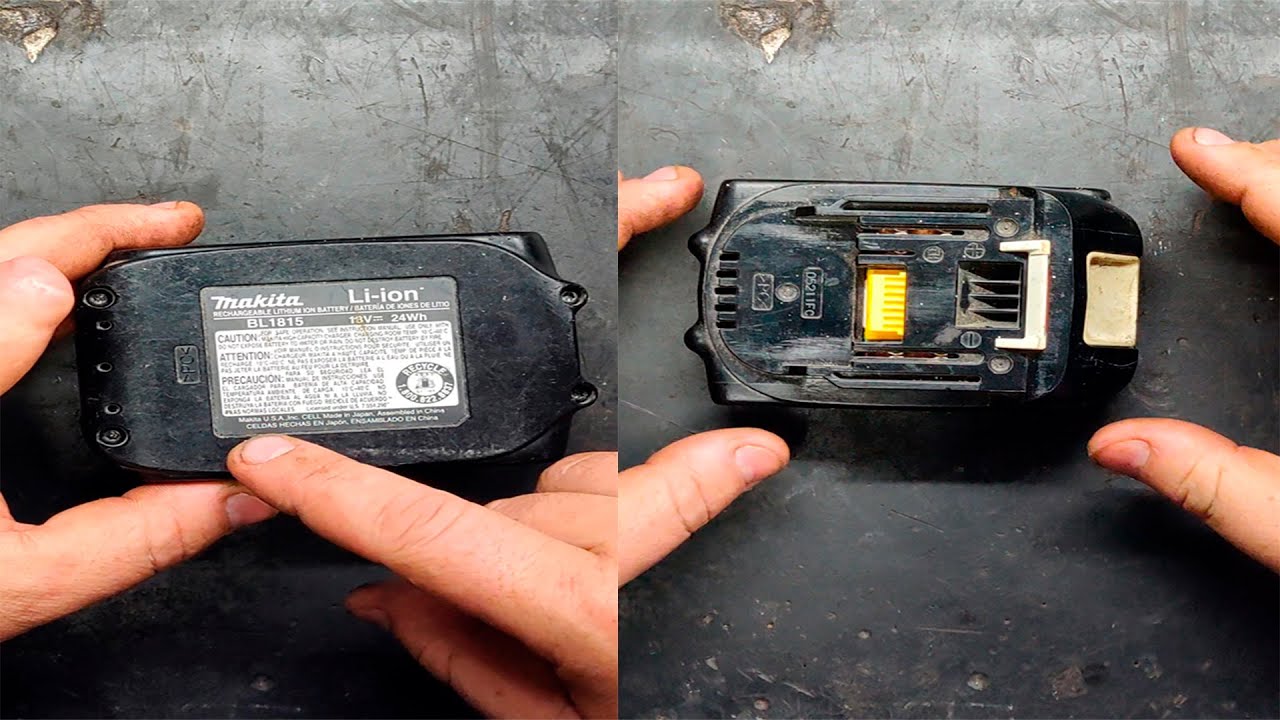 passo a passo recuperar bateria makita 1.5ah BL1815