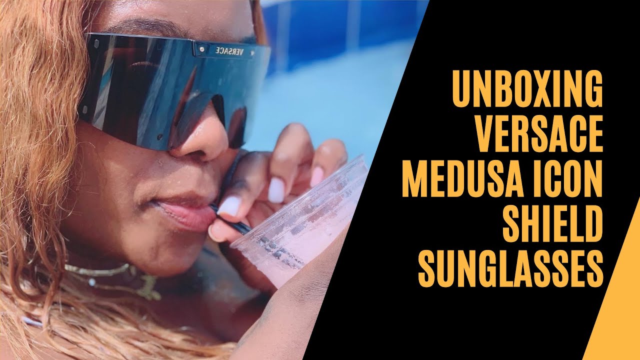 Unboxing Versace Medusa Icon Shield Sunglasses (VE4393)