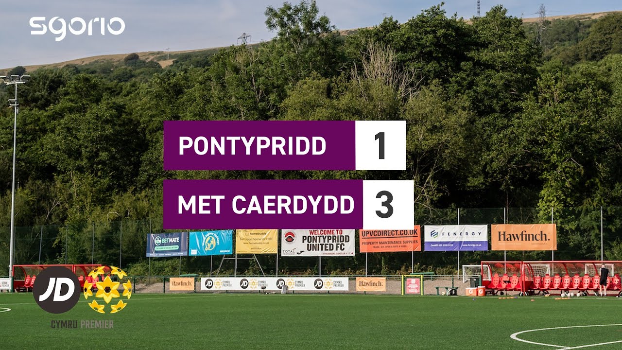 Uchafbwyntiau / Highlights: Pontypridd 1-3 Met Caerdydd
