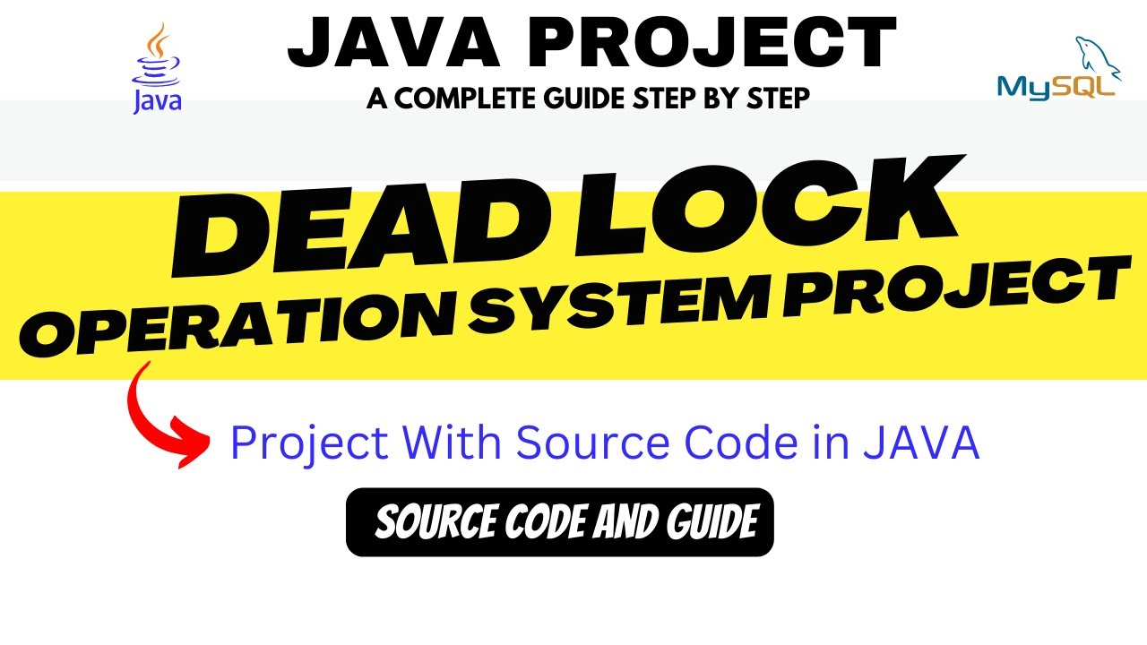 Dead Lock Project With Source Code in JAVA || OPERATION SYSTEM PROJECT ||