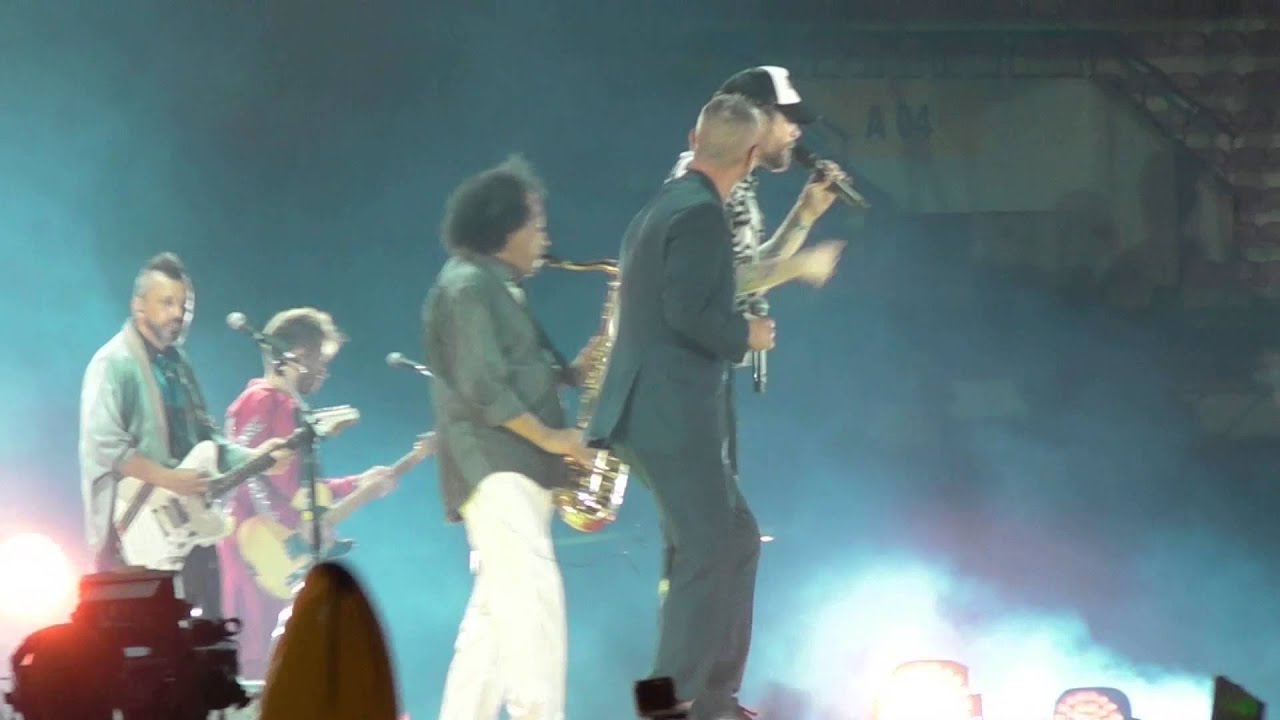 A me 'me piac 'o blues  HD - Jovanotti & Eros Ramazzotti -Napoli-