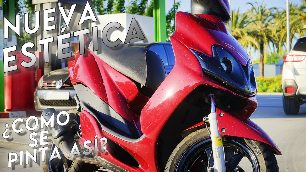 Renovación Estética YAMAHA JOG -ROJO SEAT ATECA-
