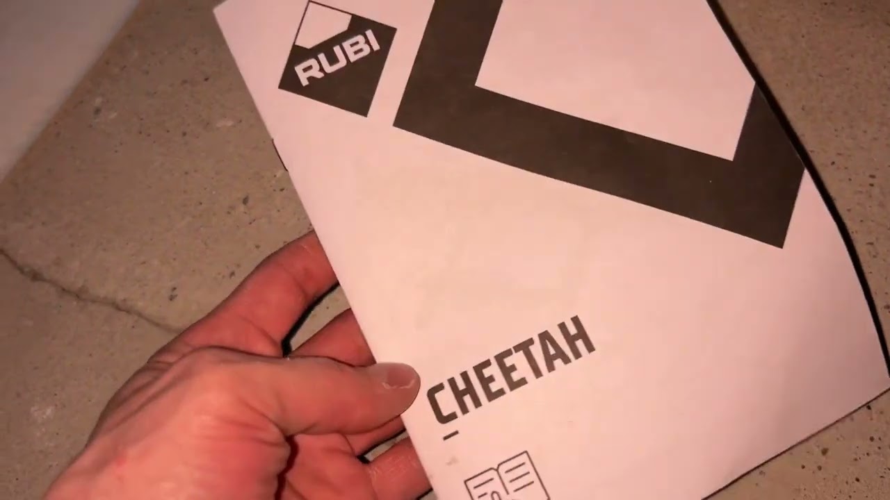 Как настроить плиткорез Rubi cheetah 1200.