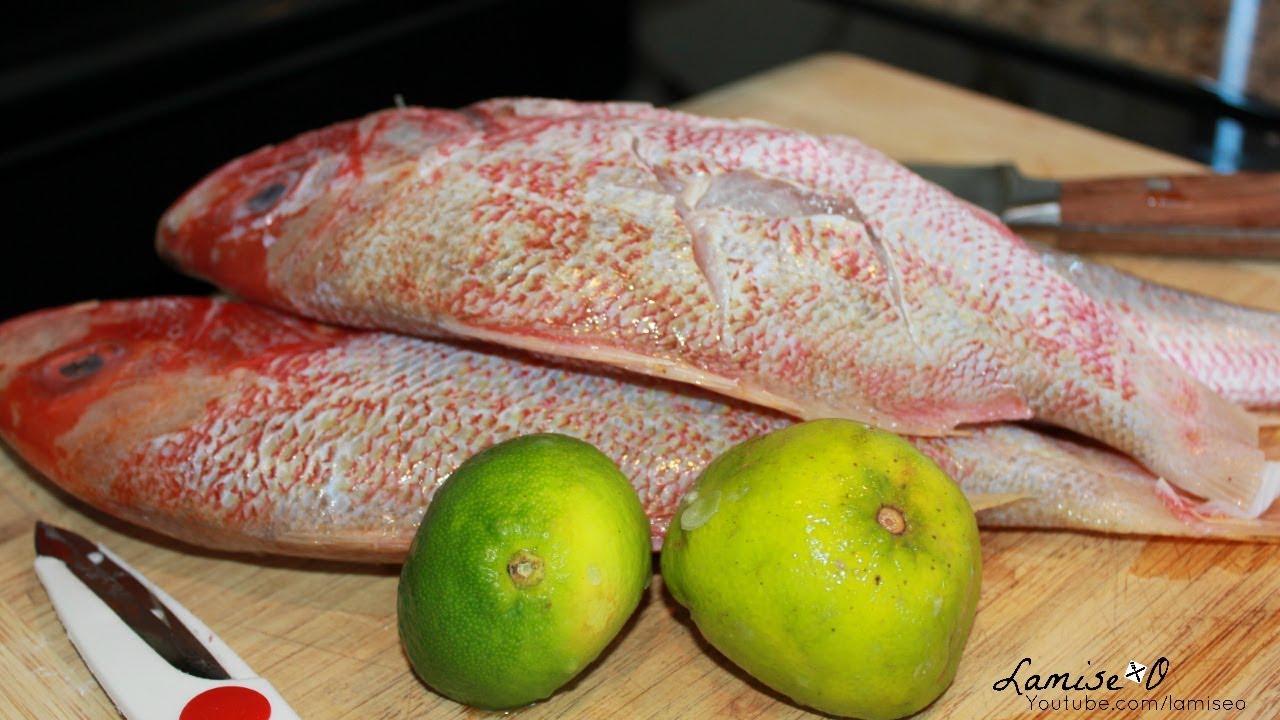How To Clean Red Snapper Haitian Style | Nettyer Poisson Rose | Episode 138