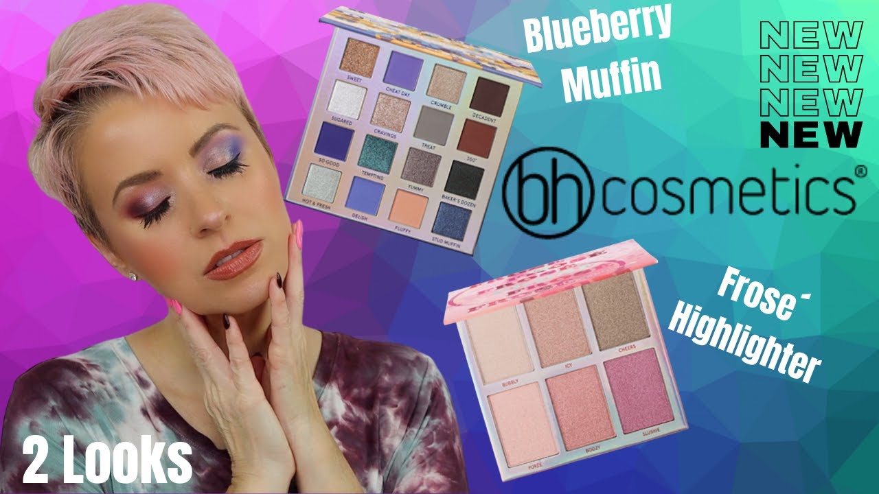 BH Cosmetics Blueberry Muffin Eyeshadow Palette + Frose Highlighter Palette | Weekend Vibes