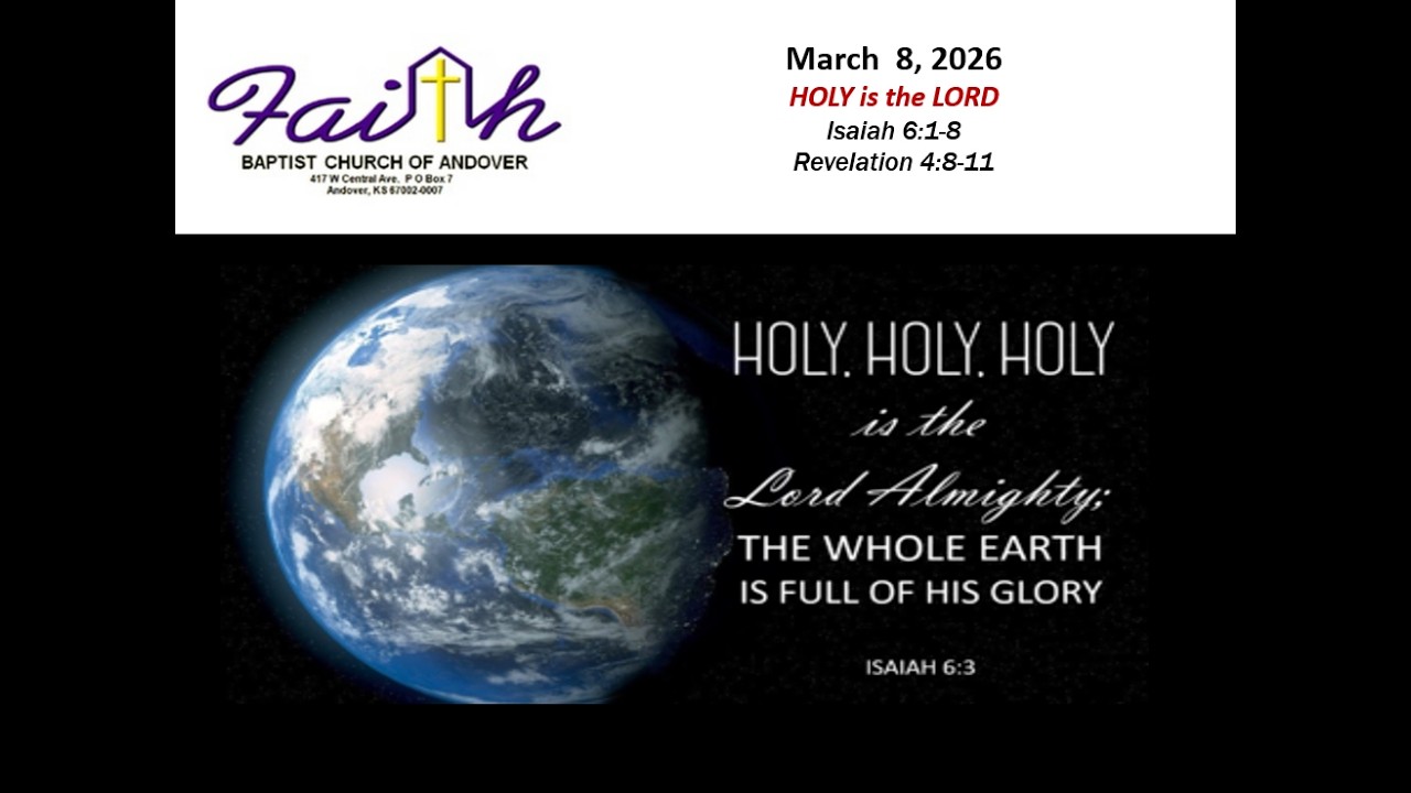 Sunday Sermon March 8, 2026