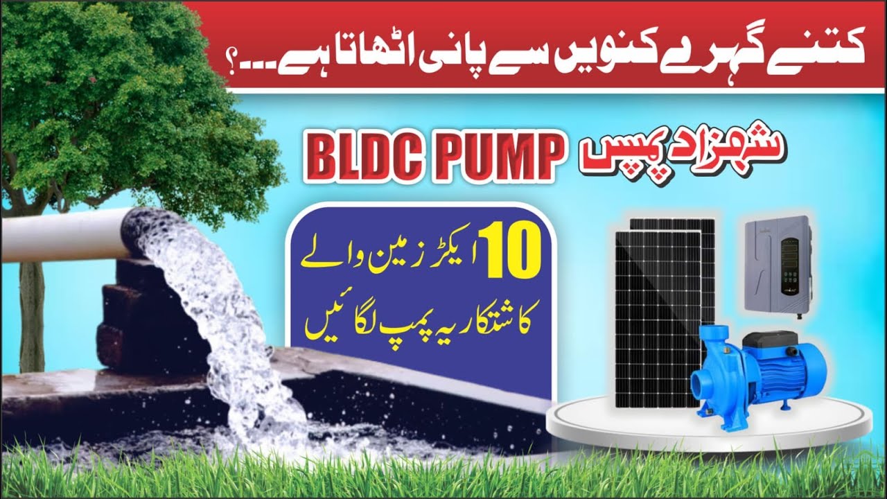 5x5 Shahzad BLDC pump Farmer Review | by saif mushtaq chachar