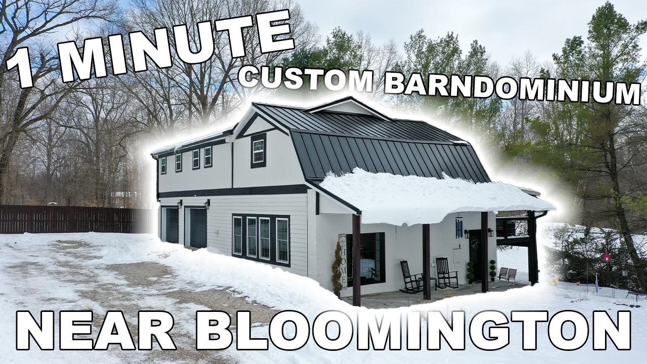 1 MINUTE CUSTOM COUNTRY BARNDOMINIUM NEAR BLOOMINGTON!!