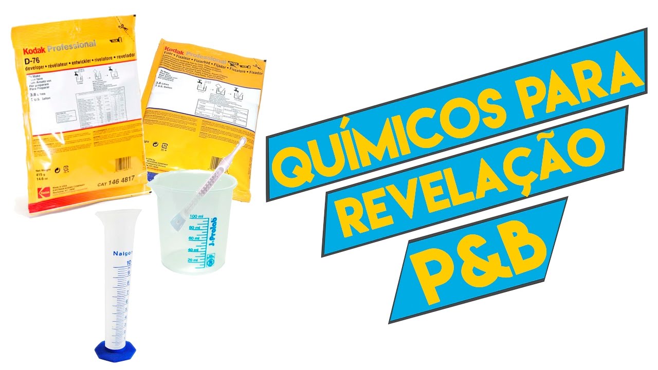 Câmera Velha #31 Químicos para Revelação P&B