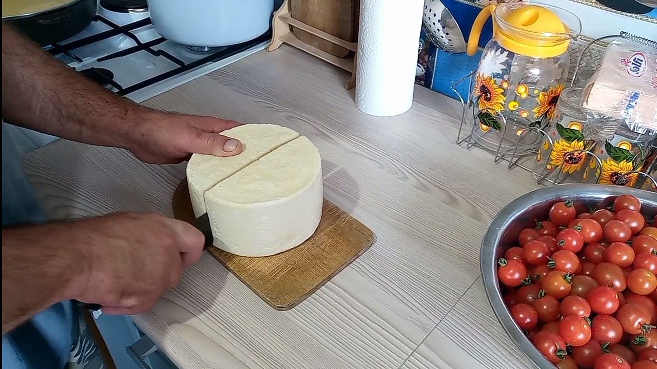 Делюсь рецептом приготовления сыра/Весь процесс от начала до конца