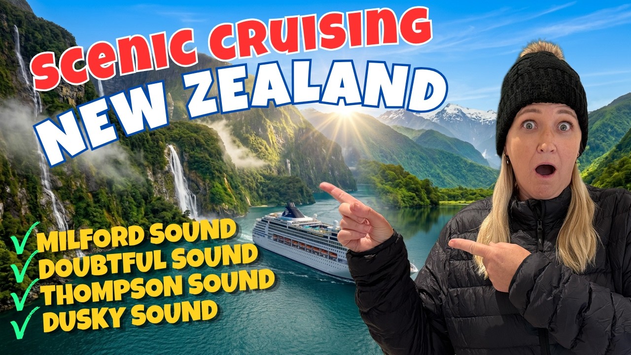 Cruising New Zealand's Fiordland National Park | Stunning Views & Breathtaking Nature 🌏🚢
