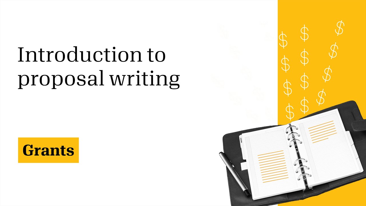 Introduction to proposal writing