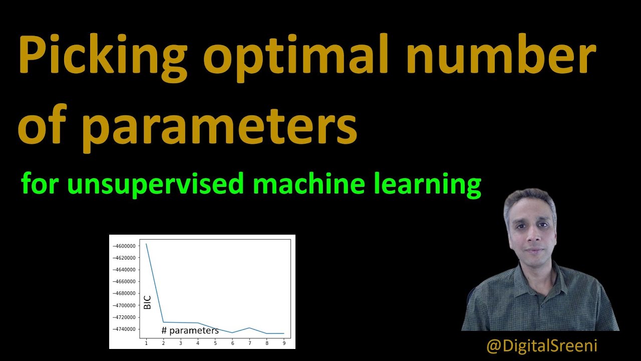 53  - How to pick optimal number of parameters for your unsupervised machine learning model?