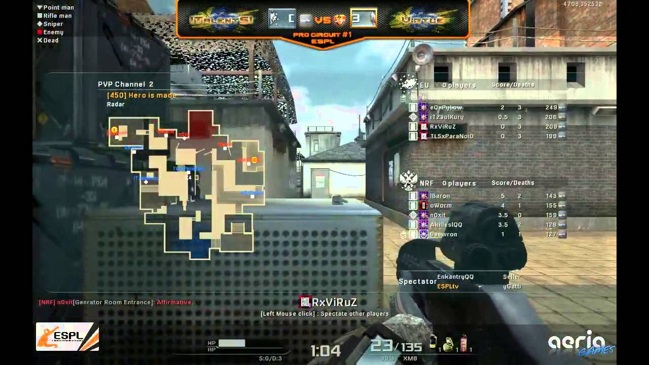 ESPL AVA - Talents x Virtue 1st half (Fase de Grupos - Pro Circuit #1 2014)