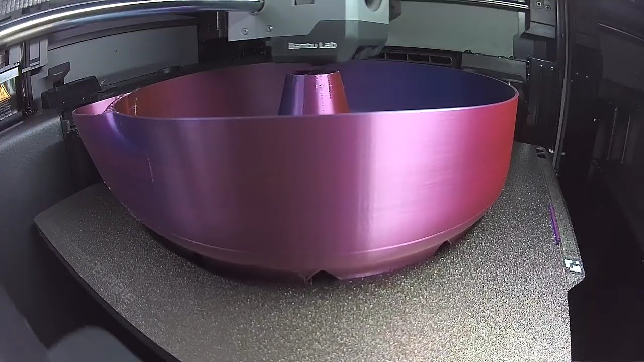 Как пытается на 3d принтере мойка для фруктов 