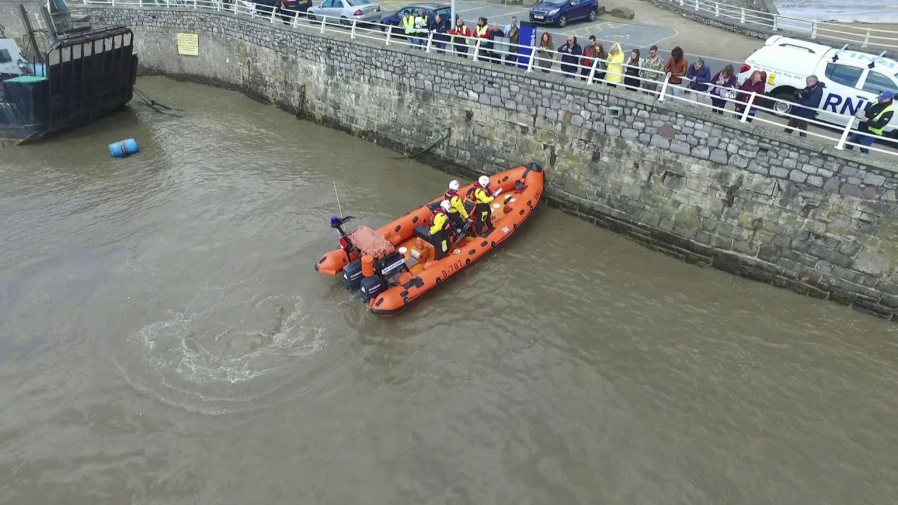 Scattering of Dan's Ashes at sea by Weston-super-Mare RNLI