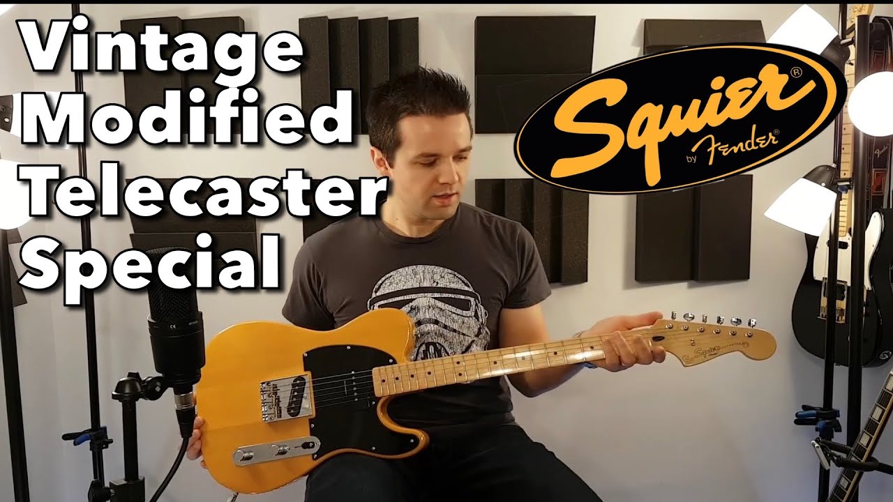 Squier Vintage Modified Telecaster Special! - demo/review