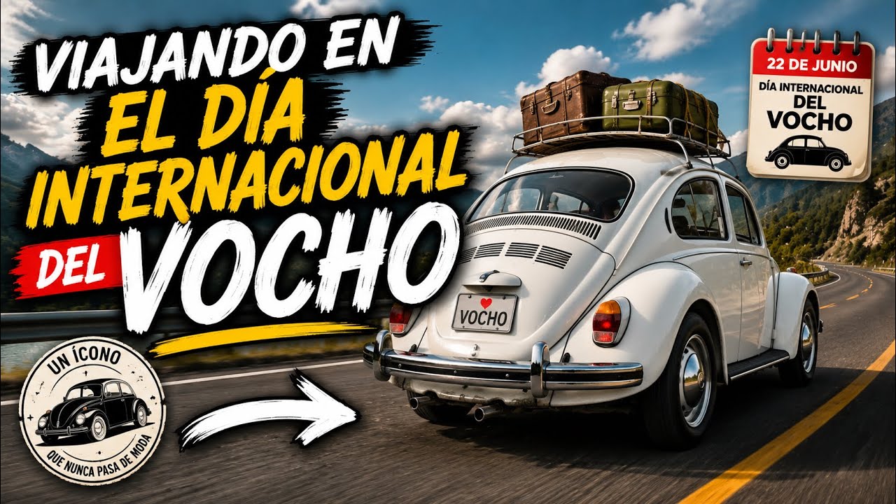 Así fue viajar en carretera // EL 22 DE JUNIO // Día del vocho en MÉXICO
